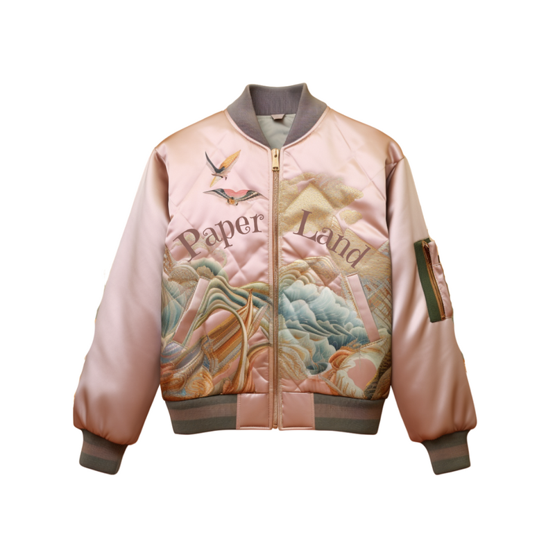 Satin Varsity Jacket