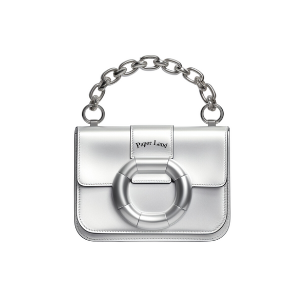 Silver Shoulder Bag